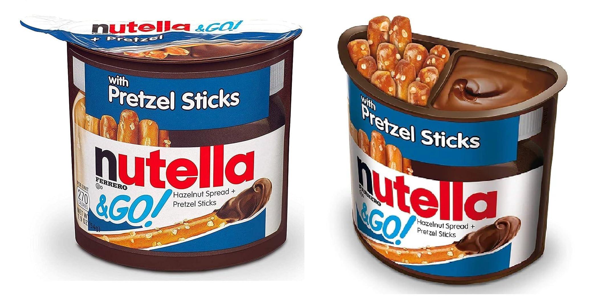 Generic Nutella Go Pretzel Uniquely Delicious Taste of Nutella Hazelnut Spread Paired With Crunchy and Salty Pretzel Stick For a Salty Sweet Snack That Combines The Taste and Textures You Love 54g Pack Of 2