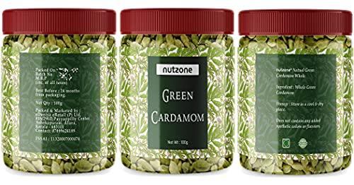 Nutzone Nutzone Green Cardamom 100 Grams Choti Sabut Elaichi - Whole