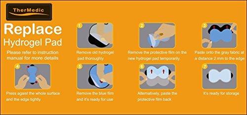 Thermedic Replacement Hydrogel Pad for TherMedic QiPoint Heating Pad QPU52 - Pack of 5