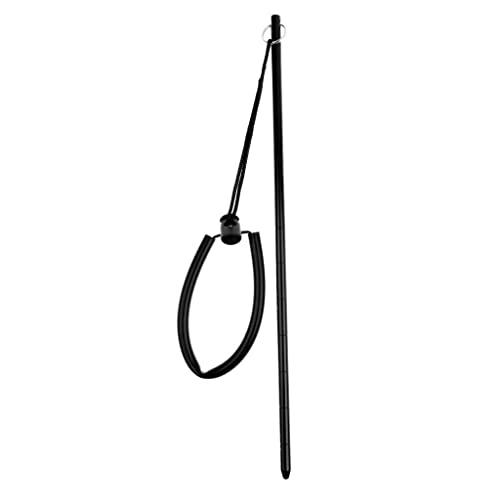 UJEAVETTE UJEAVETTE Light Aluminium Alloy Scuba Diving Stick Pointer Rod with Wrist Strap Black