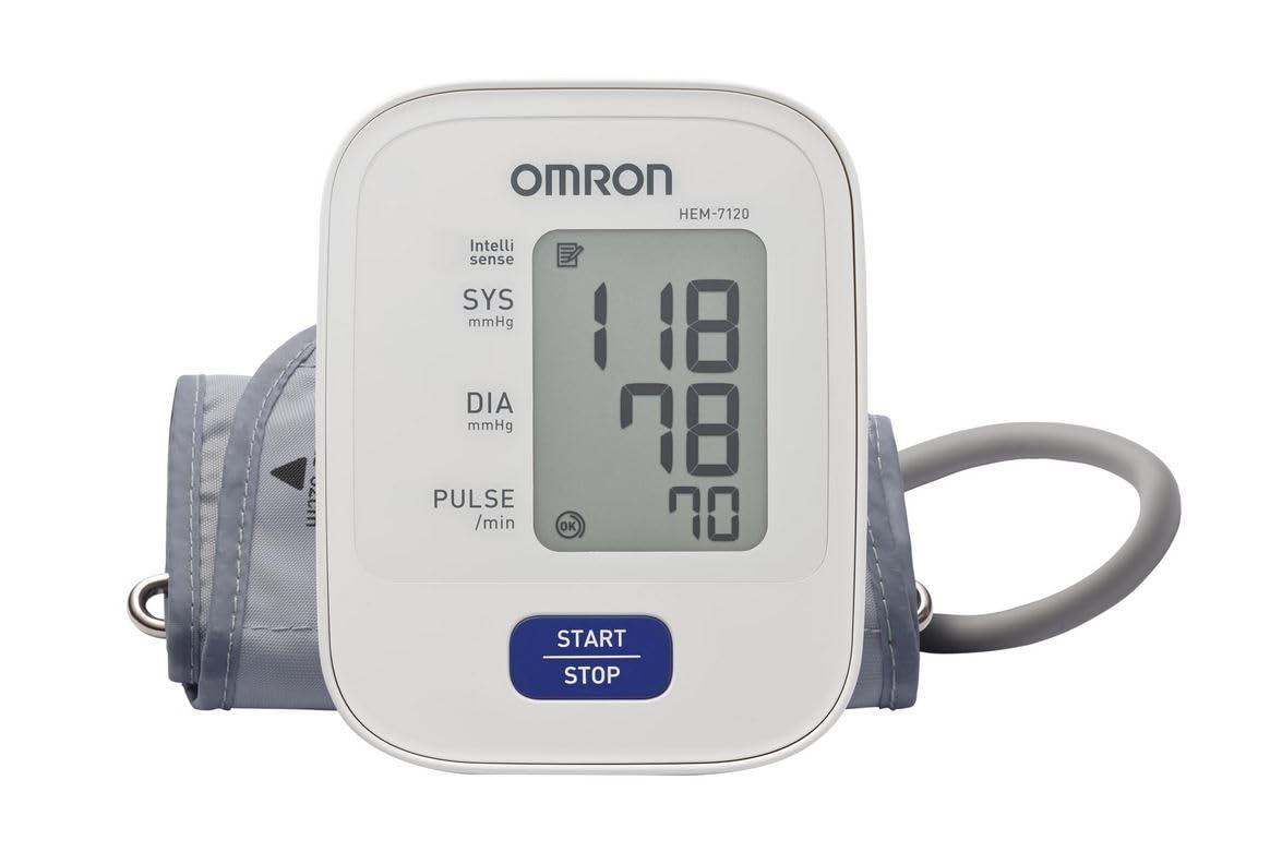 Omron Omron HEM 7120 Fully Automatic Digital Blood Pressure Monitor With Intellisense Technology For Most Accurate Measurement - Arm Circumference (22-32Cm)