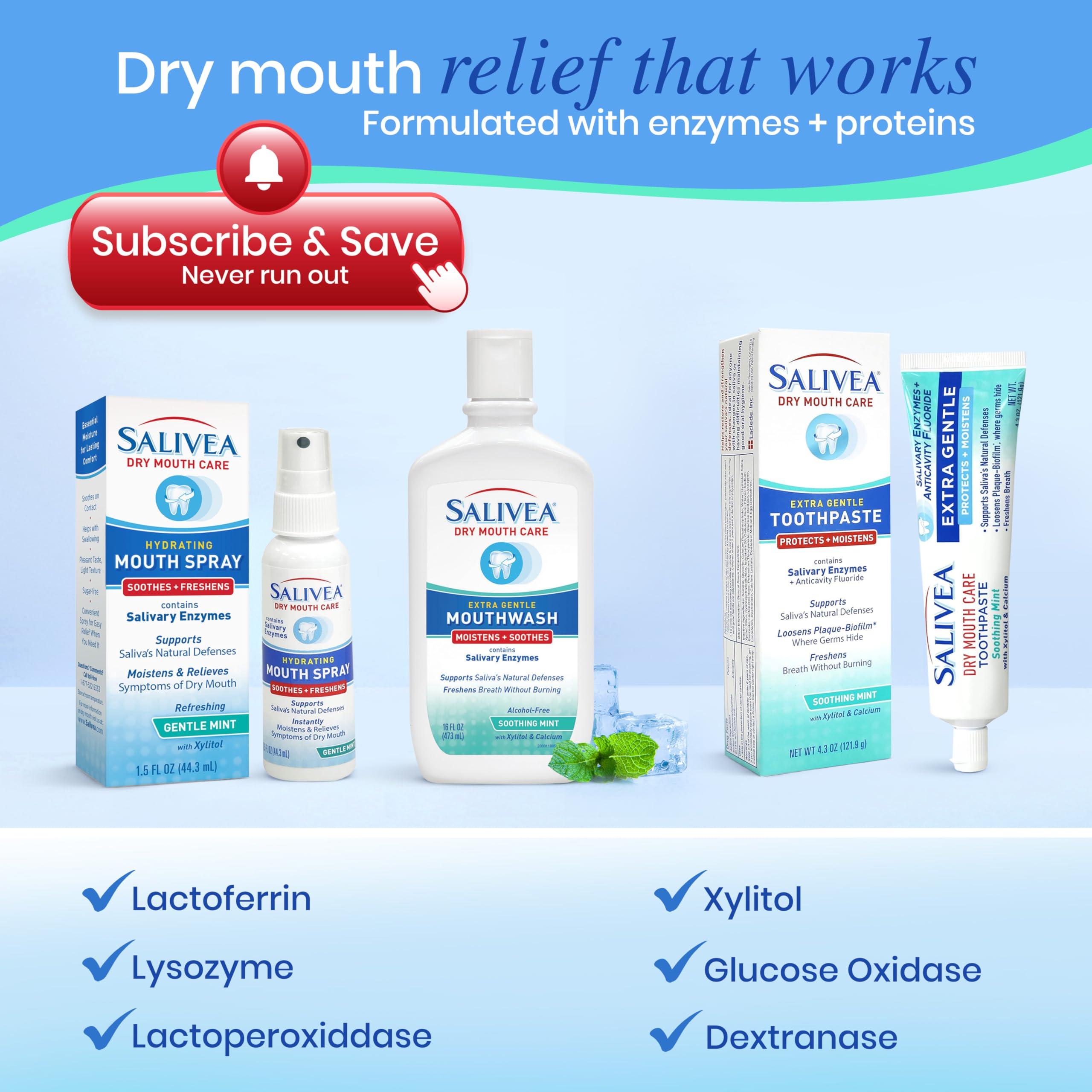 Salivea Dry Mouth Care Salivea Dry Mouth Care Salivea Dry Mouth Toothpaste With Xylitol