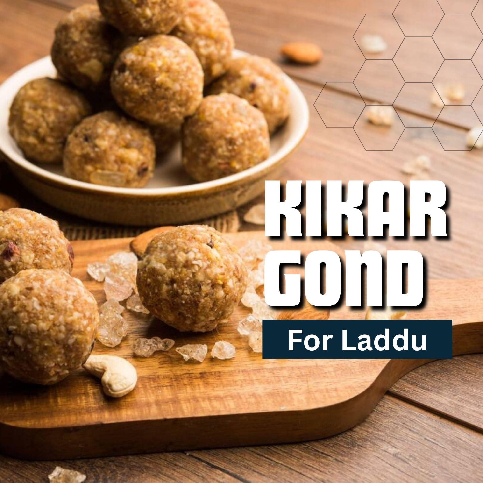 BrijBooti BrijBooti Organic Babool Gond For Ladoo -(250 Gr) Kikar Gond - Gum Arabic - Babul Gond - Premium Export Quality