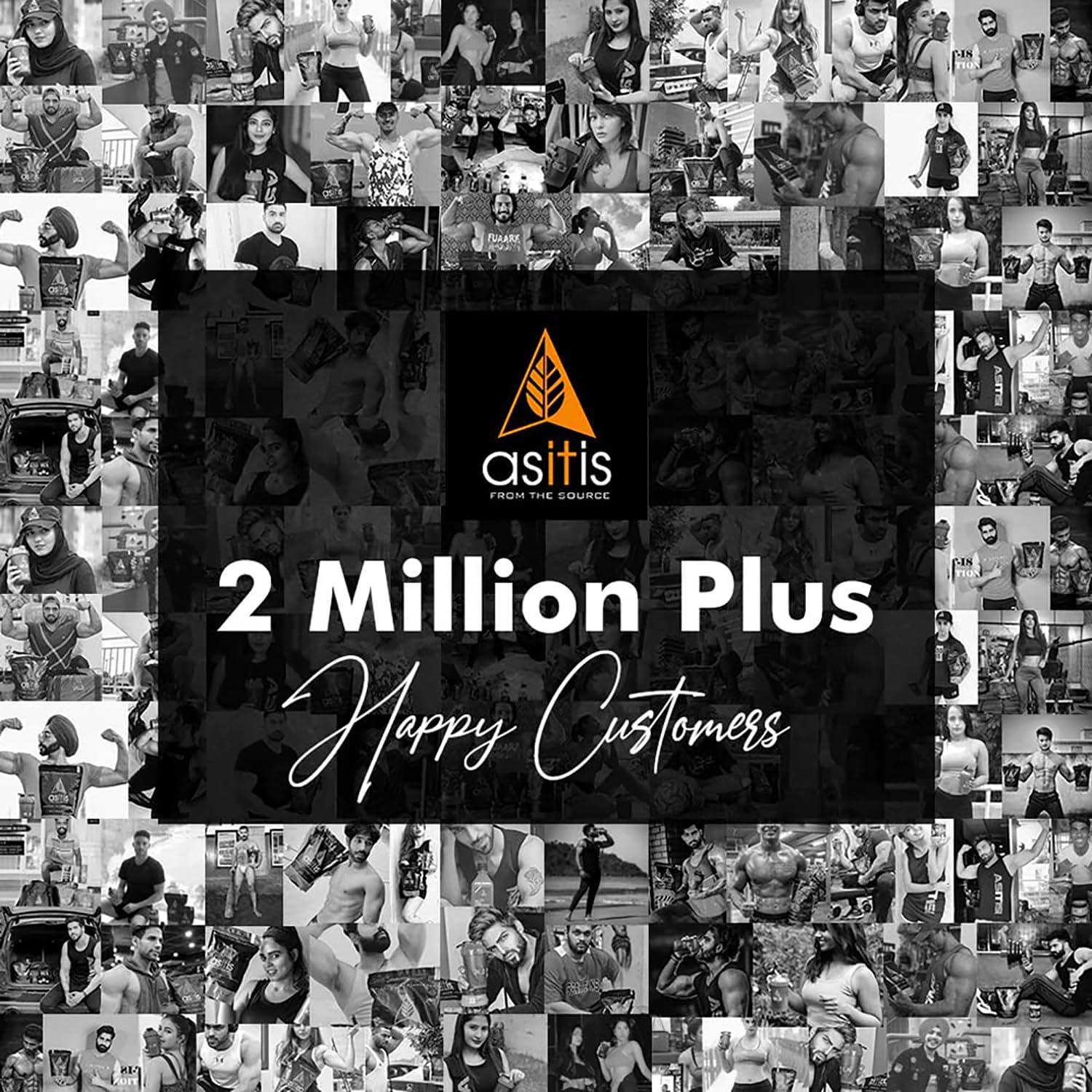 Asitis Nutrition Asitis Nutrition Atom Whey Protein Isolate 1Kg | 30G Protein, 6.1G Bcaa & 13G Eaa | Ultra Pure-Fast Acting Protein |Mango Delight Flavor