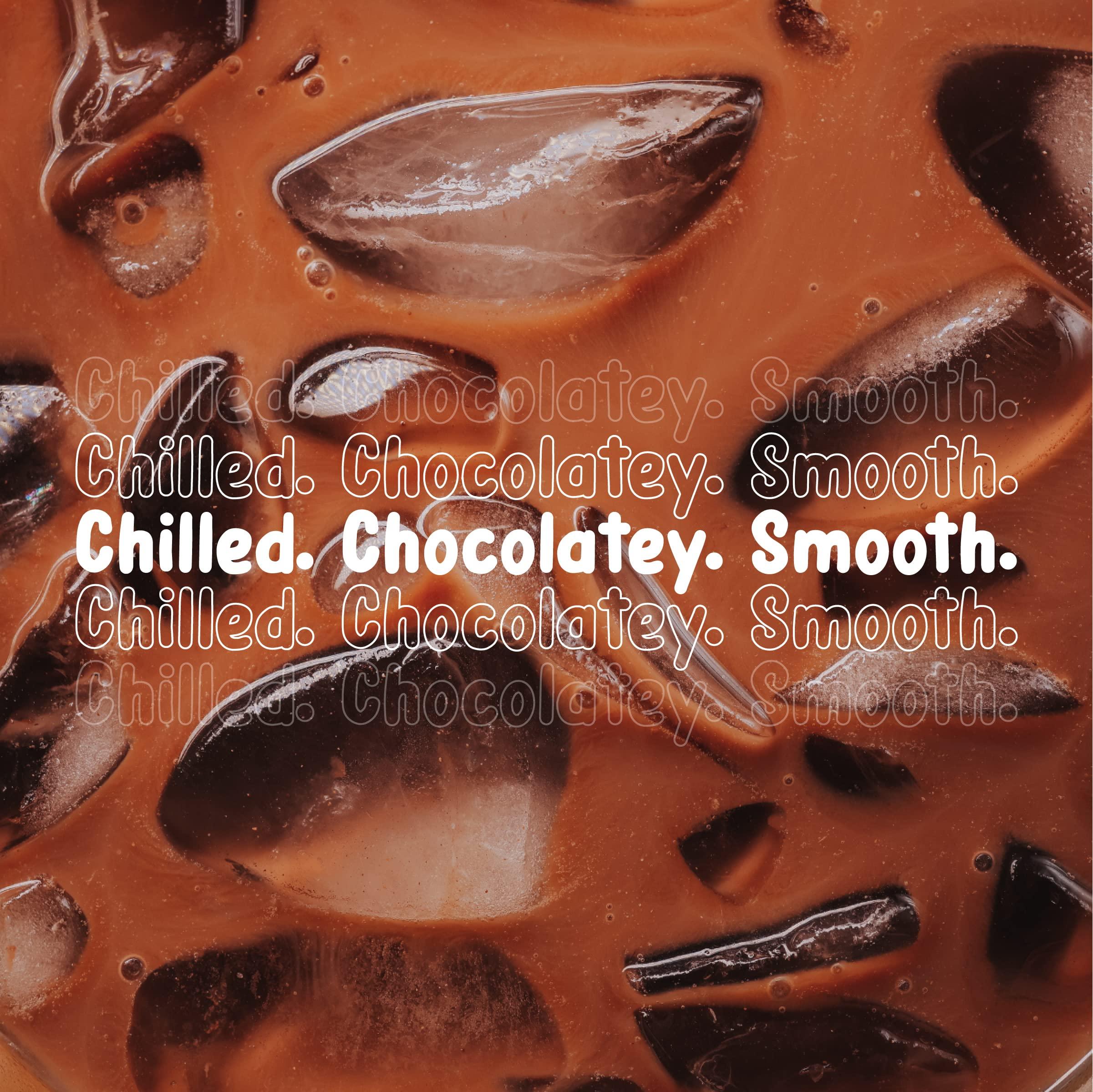 tiggle tiggle 55% Dark Iced/Cold Chocolate Mix Summer Special - 10 Sachets|As Seen On Shark Tank India|Dark Chocolate Powder For Milkshake|Chocolatey & Smooth|Ready In 10 Seconds|No Refined Sugar - 30 Gm