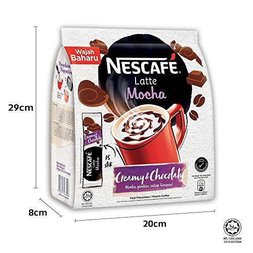 Nestle Nescafe Latte Mocha Coffee, 31g (Pack Of 15)