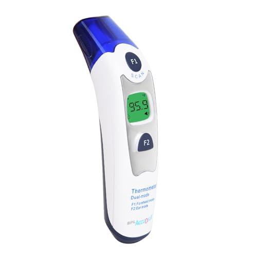 BPL Medical Technologies BPL Medical Technologies Accu Digit Non Contact Dual Infrared Thermometer, Multi-Purpose, Wide Range (White)