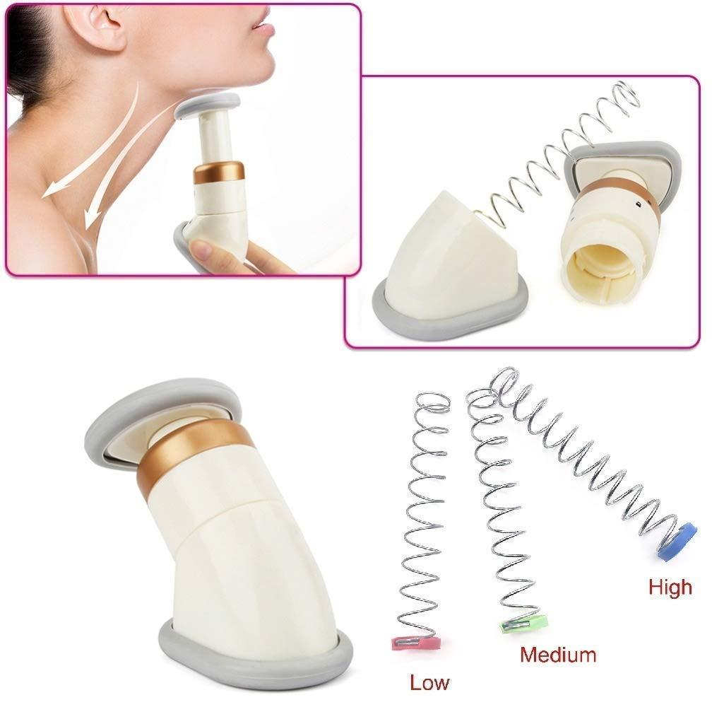 Aarna sales coporation Koroind Neckline Slimmer Anti-Aging Massage & Toning Equipment Double Chin Reducer, Face Lift Manual Massager Portable Neck Toner Genie Elite Neckline Slimmer Jawline Shaper for Men Women