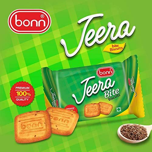 Bonn Bonn Jeera Bite Biscuits| Cumin Flavor| Pack of 10| 2000 g