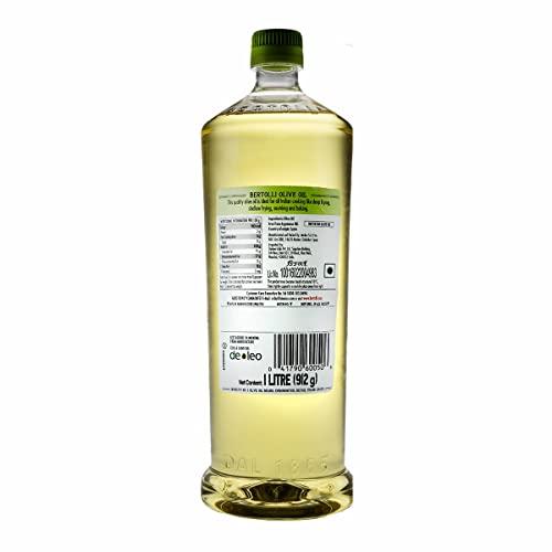 Bertolli Bertolli Extra Light Tasting Olive Oil- Deep Frying- Neutral Taste-Deep Fry, Shallow Fry -Italian Brand World no 1- From the makers of Figaro-1L Bottle