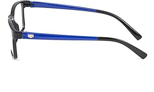FWO aFWO Bifocal Reading Glasses For Men And Women Distance Plano Reading All Powers Are Available Rectangular Shape Blue And Black +1.00 1.25 1.50 1.75 2.00 2.25 2.50 2.75 +3.00 (Non-Anti Glare) (1.50)