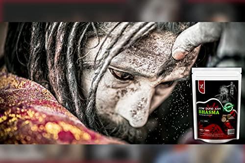 XOFFENCER XOFFENCER Cow Dung BHASMA | VIBHUTI | THIRUNEERU | 100% Pure & Original | Natural Non Scented | HOLY ASH | Purely from Farm fed Desi Cow | Pack of 200 Grams