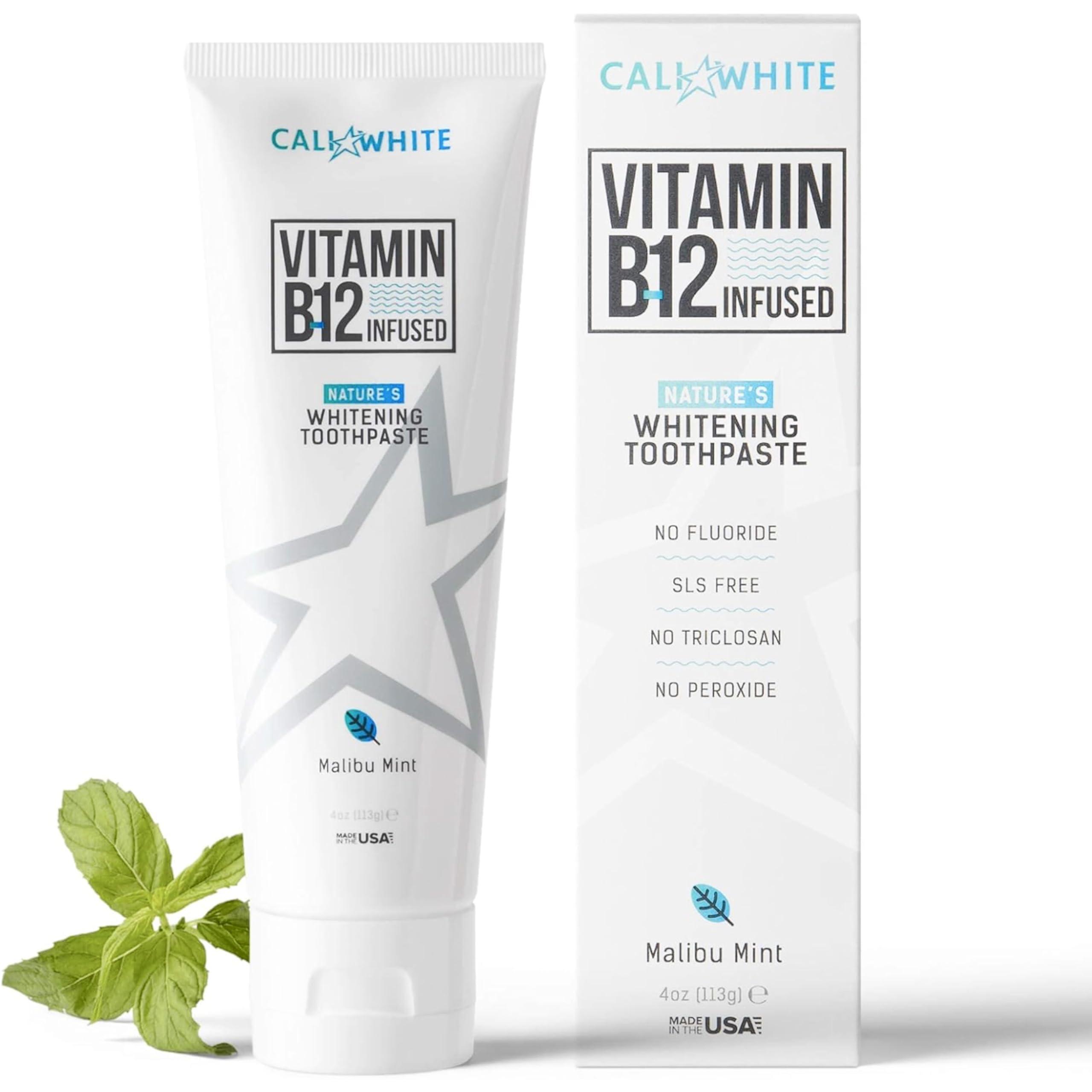 Cali White Cali White B-12 Infused Teeth Whitening Toothpaste
