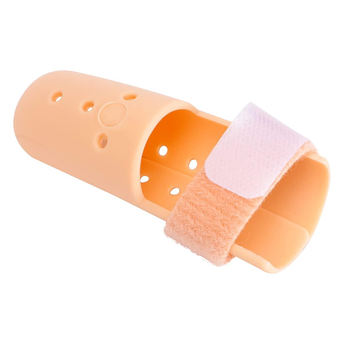HEALLILY HEALLILY Plastic Finger Mallet Splint Finger Splint Finger Support Finger Brace Finger Straightener,Free size