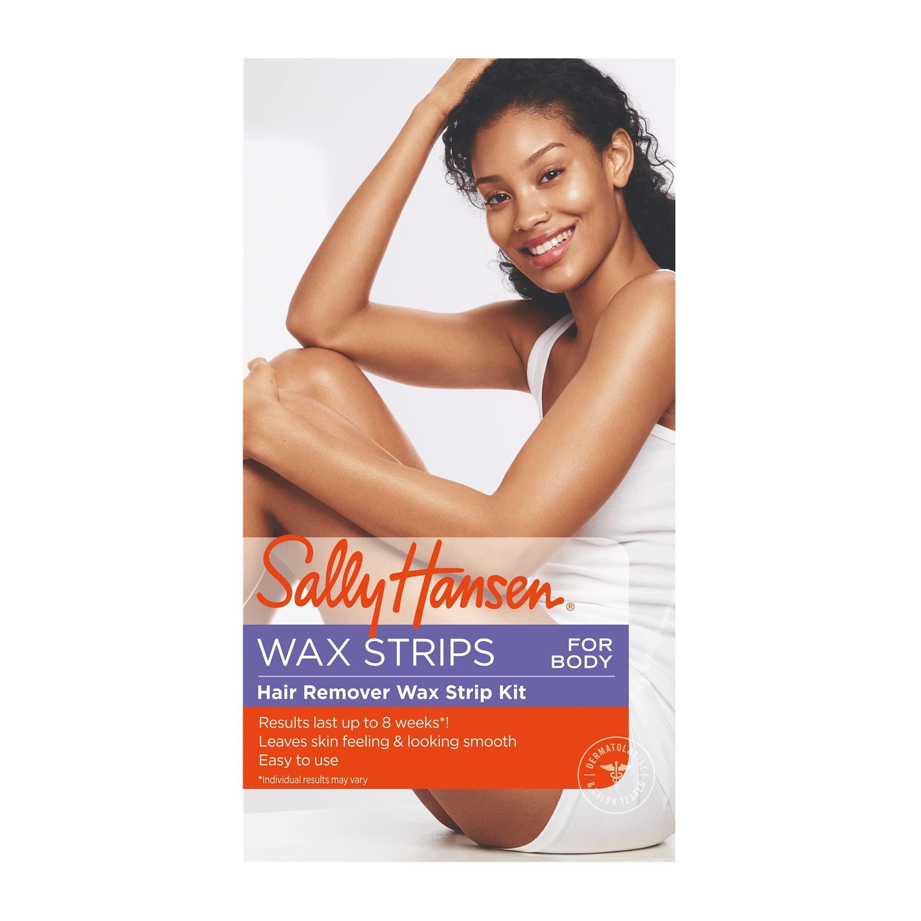 Sally Hansen Sally Hansen Quick and Easy Hair Remover Wax Strip Kit For Under Arms Legs and Body Women