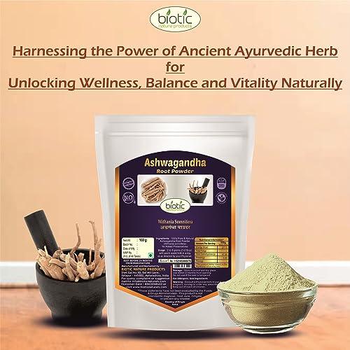 Biotic Biotic Natural Safed Musli, Ashwagandha, Shatavari and Kaunch Beej Powder - 400gms Combo (100gm each)