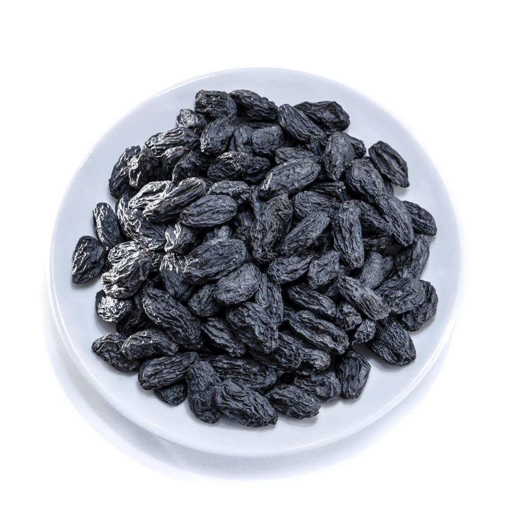 FreshoCartz FreshoCartz Seedless Black Raisins | Dried Kishmish Without Seeds, Dry Grapes | Kali Kismis Dry Fruits | Kali Darakh For Diwali Festival Celebration (500)