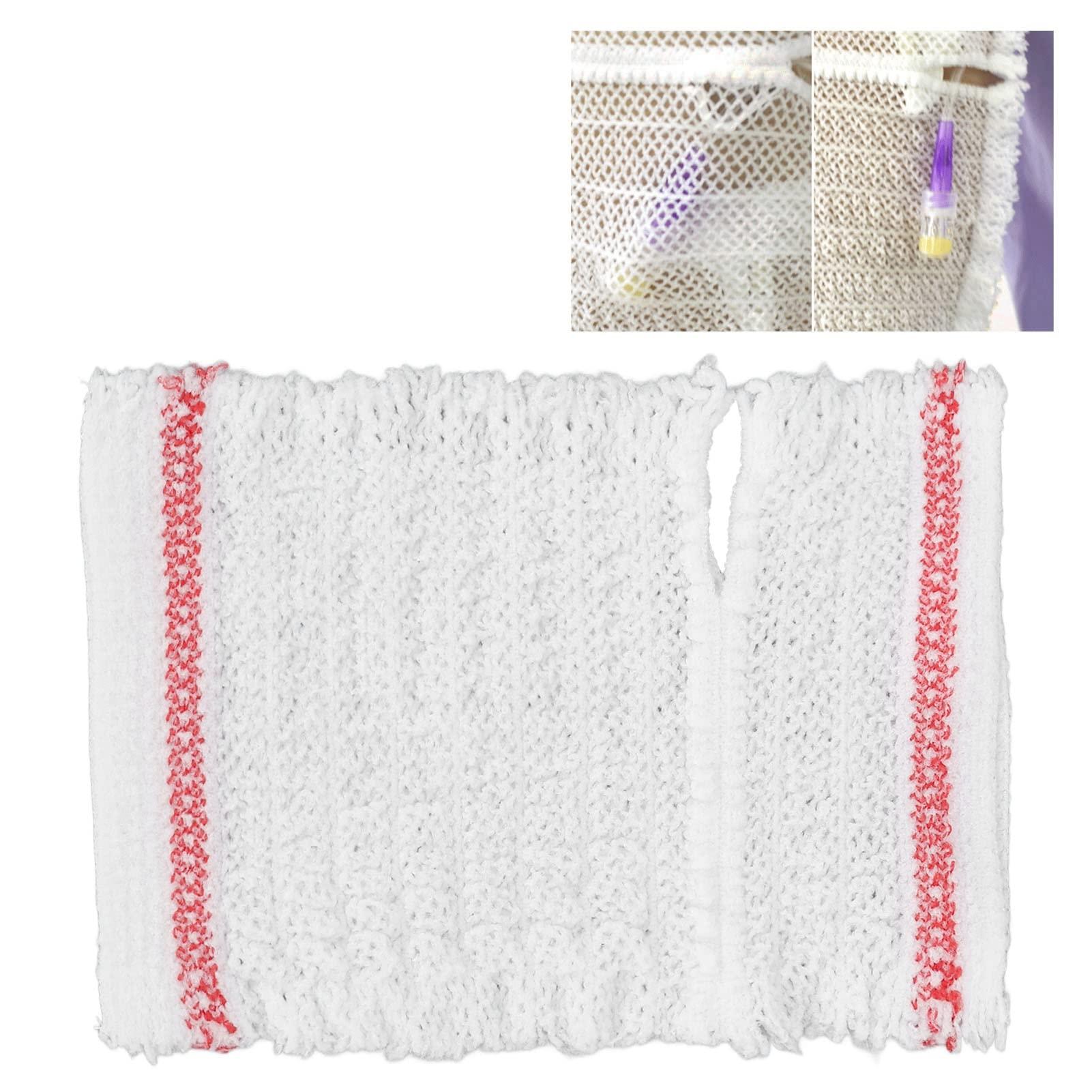 JAWL PICC catheter cap, 9.9 cm wide clear mesh PICC catheter cap, permanent venous opening to prevent infection