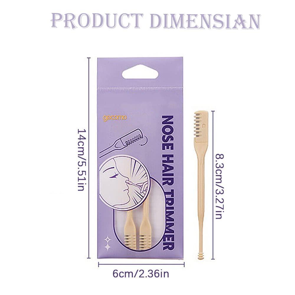 ZOTIMO ZOTIMO 2 Pcs Universal Best Manual Nasal Hair Remover - Small Nose and Ear Hair Trimmer for Men and Women - Painless Cutter, Clipper, Trimmers, Knife - Not a Machine