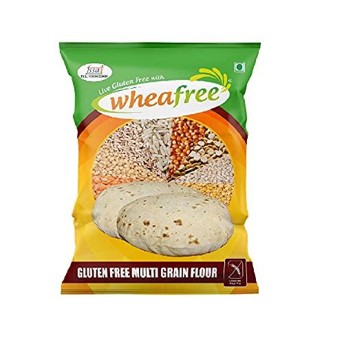 wheafree Wheafree Gluten Free Makki Atta (1Kg), Gluten Free Multigrain Flour (1Kg), Gluten Free Besan (1Kg), Gluten Free Maida Replacer (500g) and Gluten Free Missi Roti Atta (1Kg) | Gluten Free Flours Combo P