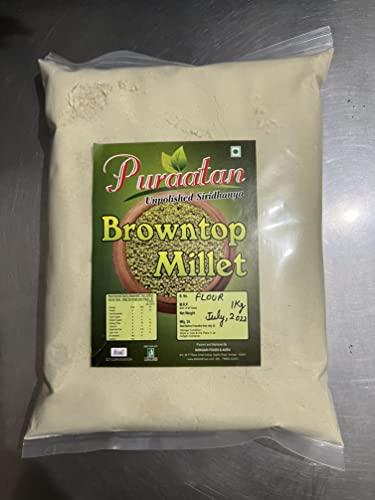 Generic Puraatan Siridhanya Unpolished Millets Flour(Atta) 5kg Combo [Browntop Flour, Kodo Flour, Little Flour, Barnyard Flour, Foxtail Flour]1Kg Each | Dr khadar vali 5 Positive Millets Flour