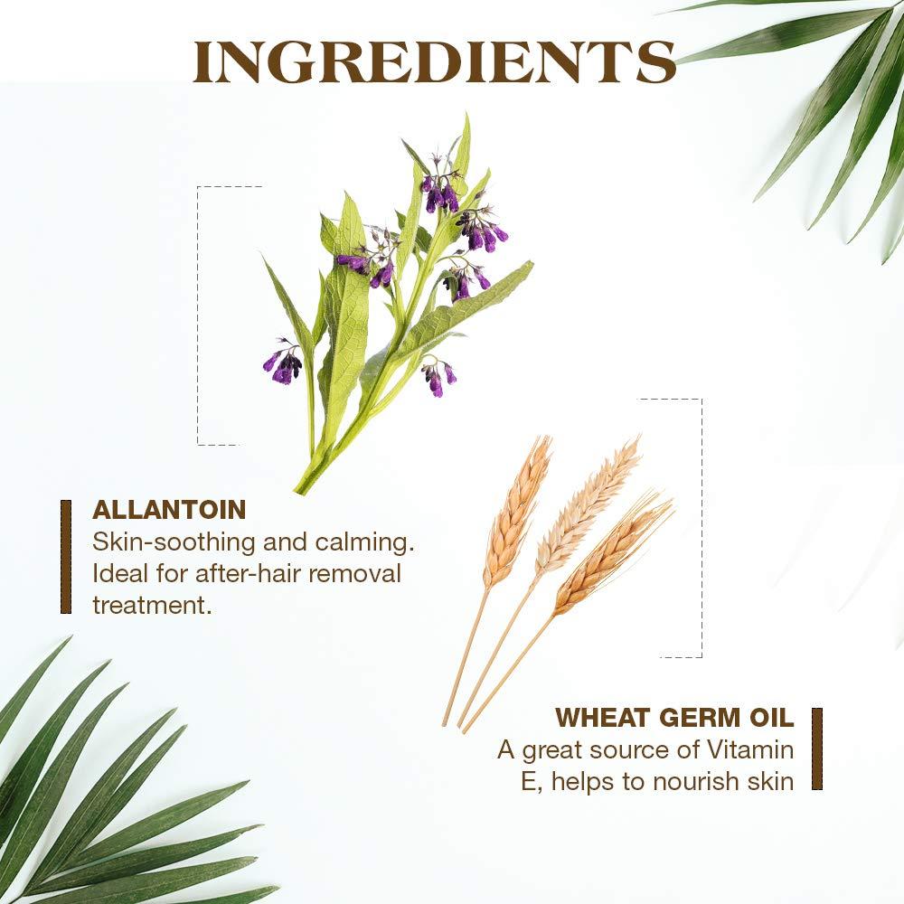 GiGi Gigi Hair Removal Strips for The Body, 24 Applications & 29 ml, 1 Fl. Oz. After wax lotion