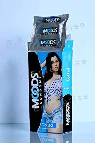 MOODS MOODS Men condom Multi Flavours Best Combo (Dotted-10s Ultrathin-10s) *2Pack in 20pic