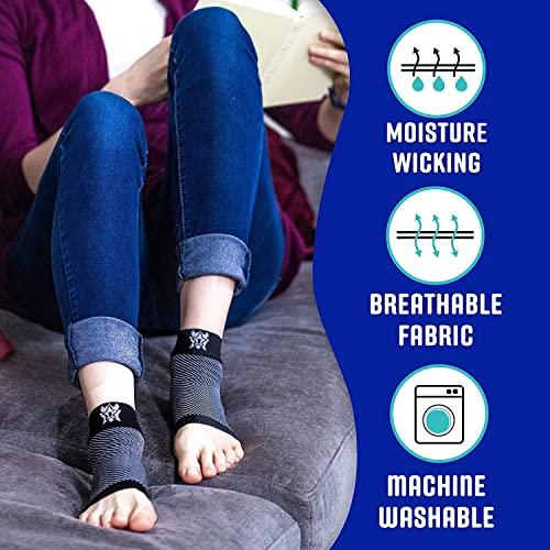 Bitly Bitly Bitly Plantar Fasciitis Compression sleeves - Better than Night Splint Socks, Shoe, Insoles, Inserts & Orthotics for Foot, Ankle Pain Relief for men, women, nurses, maternity, pregnancy, running & heel spur