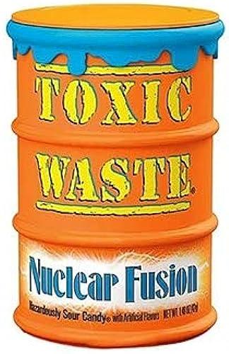 Toxic Waste Toxic Waste Sour Candy Assortment Of Red, Green, Purple, Hazrdously & Nuclear Fusion Flavour Hard Boiled Sweets (Uk) (Imported) (Variety Pack), 42 grams