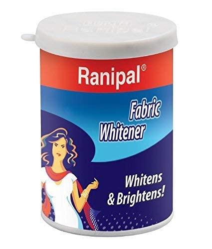Generic Ranipal Fabric Whitener/Cloth Whitener for Your White and Colored Clothes | Ranipal Fabric Whitener Powder Detergent - Pack of 4 (80 Gm) with One Key ring