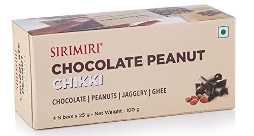 SIRIMIRI SIRIMIRI Assorted Chikkies (Classic Peanut - Classic Sesame - Crushed Peanut - Chocolate Peanut) (Each 2 x Pack of 4) - Total 32 Assorted Chikkies - Total Weight 25G x 32 Count = 800 Grams