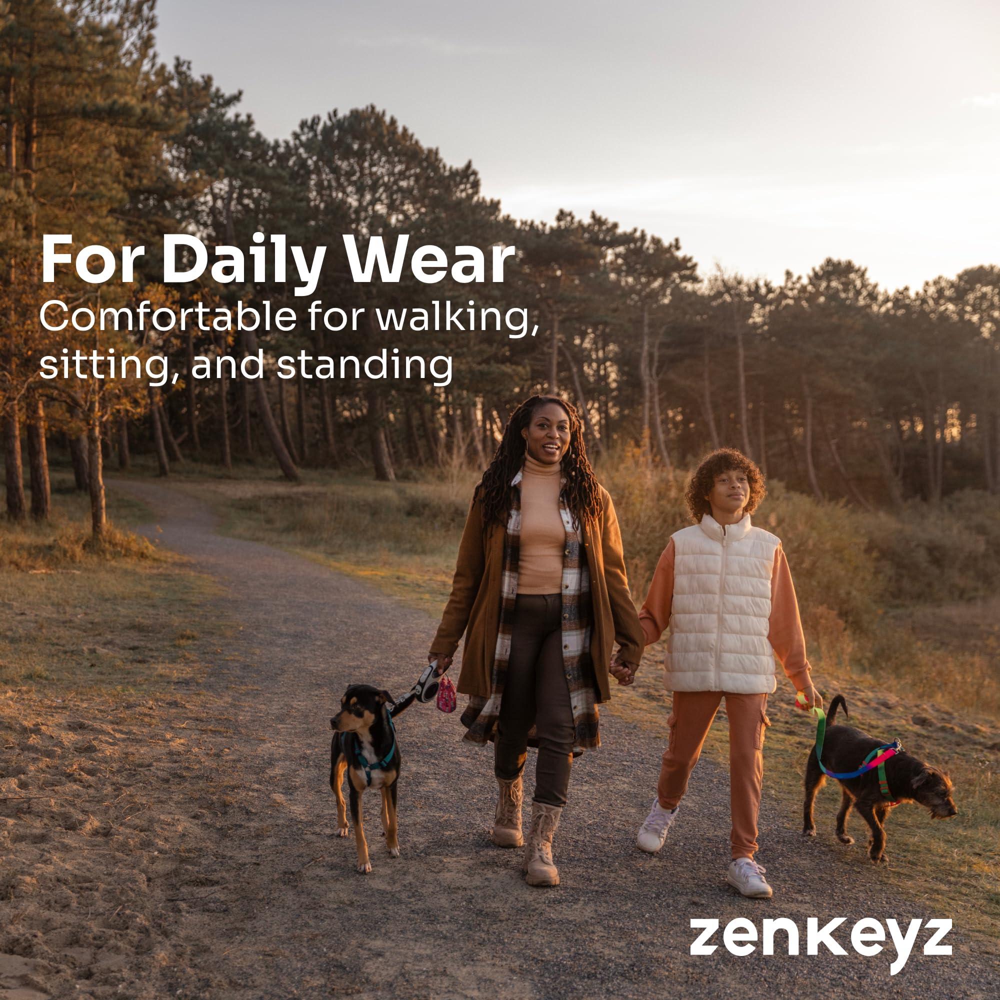 ZENKEYZ Copper Compression Hip Brace Sciatica - Groin Wrap for Pain Relief Thigh Compression Sleeve - Support for Hip Flexor Arthritis for Pulled Muscles-Sciatica Nerve Brace Injury for Men and Women (Left