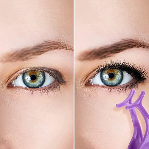 COSLUXE False eyelash applicator, COSLUXE eyelash extension tweezers silicone sleeve tweezers for easy application and removal of magnetic eyelashes - Adjust and repair your eyelashes (PACK OF 1)