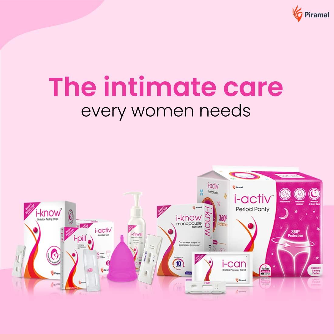 I-KNOW i Know Ovulation Test Kit for Women Planning Pregnancy by Piramal Pharma | Fertility Test Kit for Accurate Results In 5 Mins | Identifies 5 Most Fertile Days to Conceive | 5 Test Strips x Pack of 2