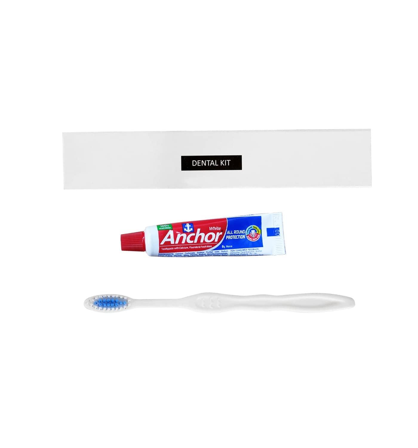 clayherbs Clayherbs (25 Kits) Toothbrushes with Toothpaste (10g) | Disposable Travel Kit | Dental Kit In Bulk | Individually Wrapped | Hotels | Vacation Rentals | Homeless, Nursing