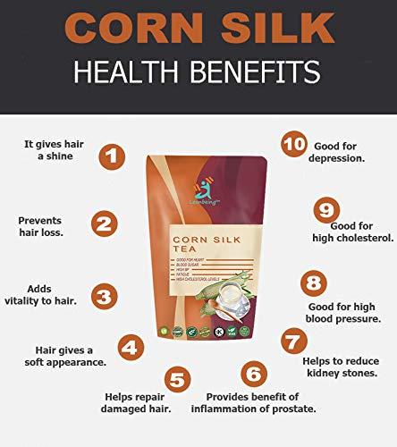 LEANBEING Leanbeing Corn Hair Tea for Kidney Stones / Liver Cleansing - Corn Silk Tea - Maize Hair Tea - Natural- 100gm (50g*2 ,Pack of 2) |Supports Urinary Tract Health