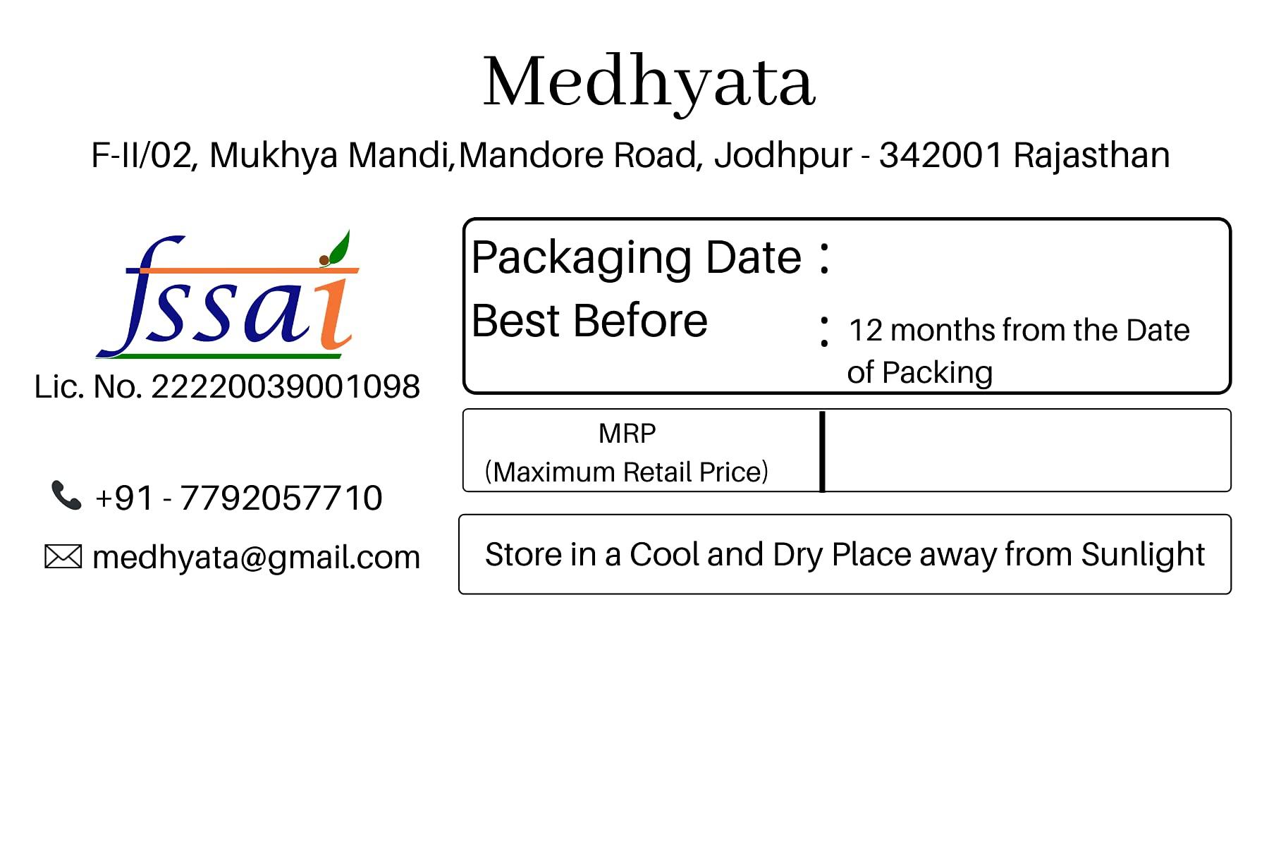 Medhyata Medhyata Long Cut Roasted Seviyan Vermicelli (400G)/ Natural Vermicelli Semiya/Sevaiya/Sevai/Semoi/Sewai/Sevian/Seviyaan Golden Vermicelli