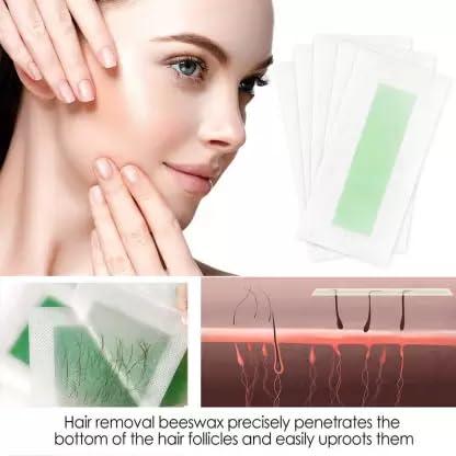 wiffy Best Upper Lips, Chin And Hair Removal Easy Wax Paper Strips