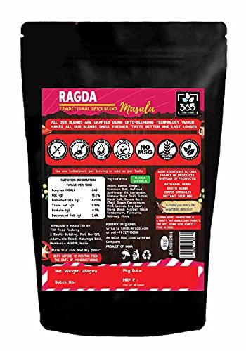 365 STORE TO DOOR 365 STORE TO DOOR Indian Spice - Ragda Pattice Masala, 250 gm. | Homemade Powdered | for Healthy Cooking | Ready to use | All Seasonings Spices | Pure & Hygiene | Spice Mix – Pack of 1