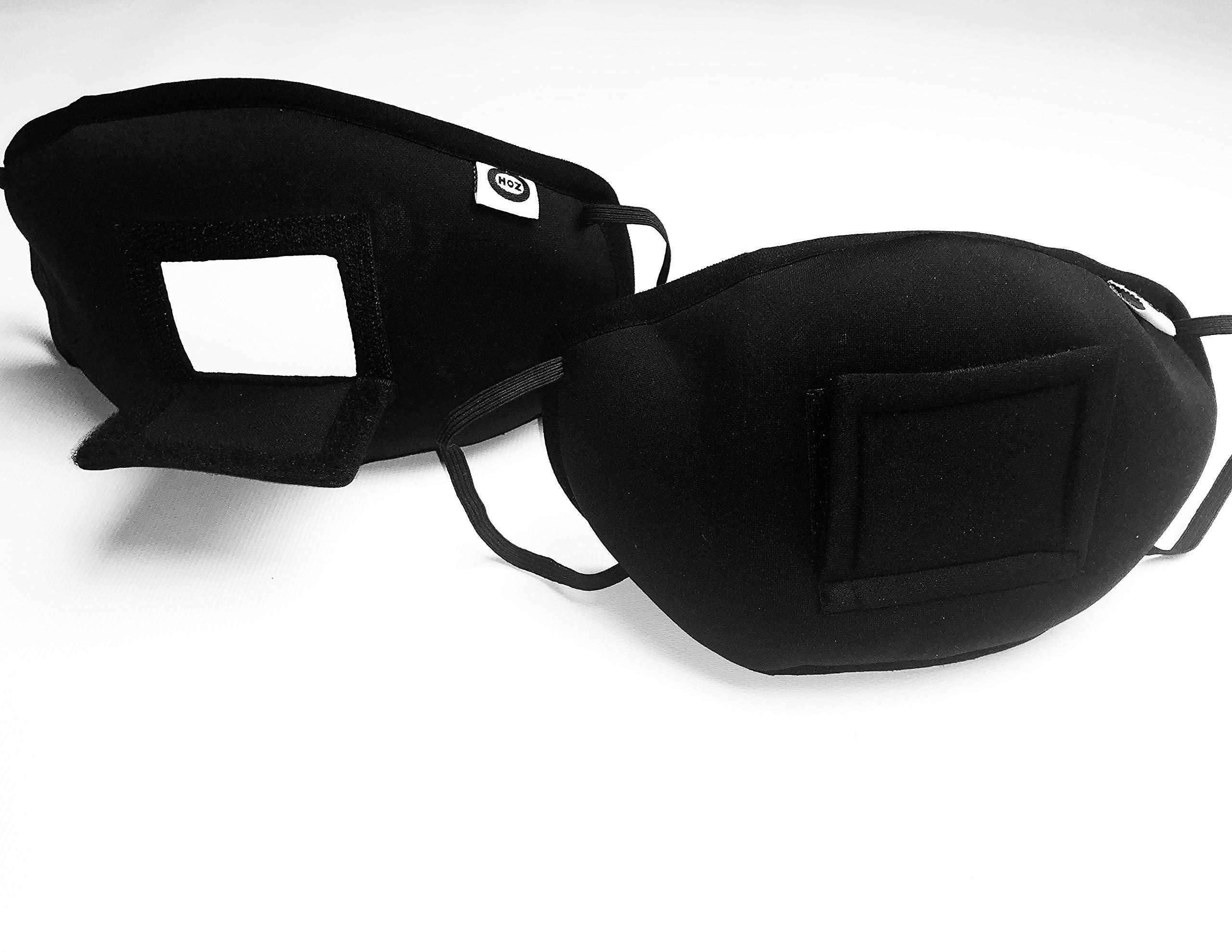 House of Zeitgeist House of Zeitgeist Activity Mask with mouth opening for Drinking, Eating, Exercising, Breathing, etc, for Women + Men + Reusable,Black,One Size Adult