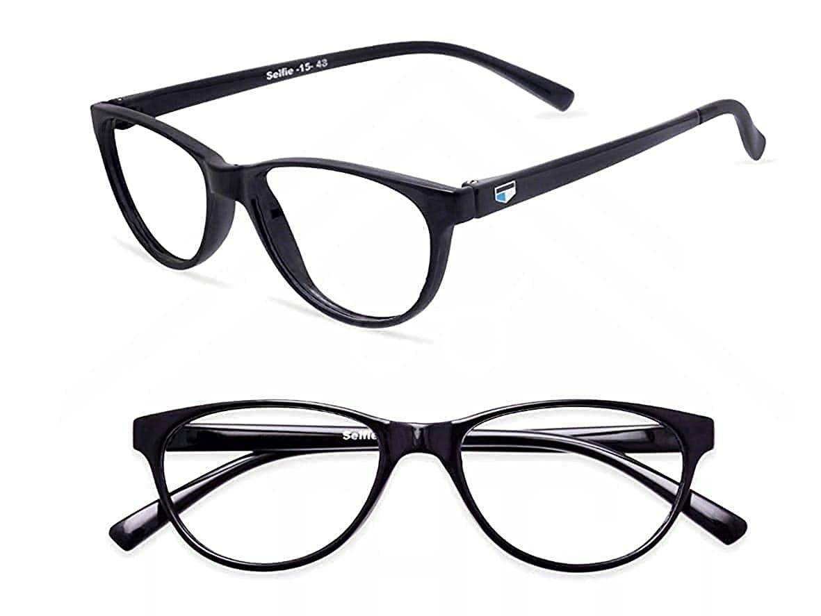 Glasswear Glasswear Reading Glasses For Women Anti Glare UV Protection 1.00 1.25 1.50 1.75 2.00 2.25 2.50 2.75 3.00 3.25 3.50 3.75 4.00 4.25 4.50 Classic Cat Eyes Frame (0.50)