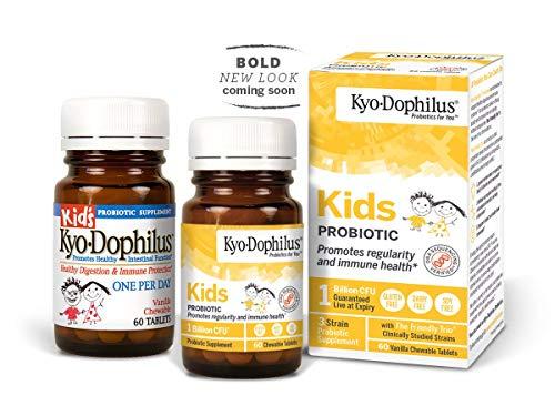 Kyolic Wakunaga - Kyolic, Kid's Kyo-Dophilus, Vanilla Chewable, 60 Tablets