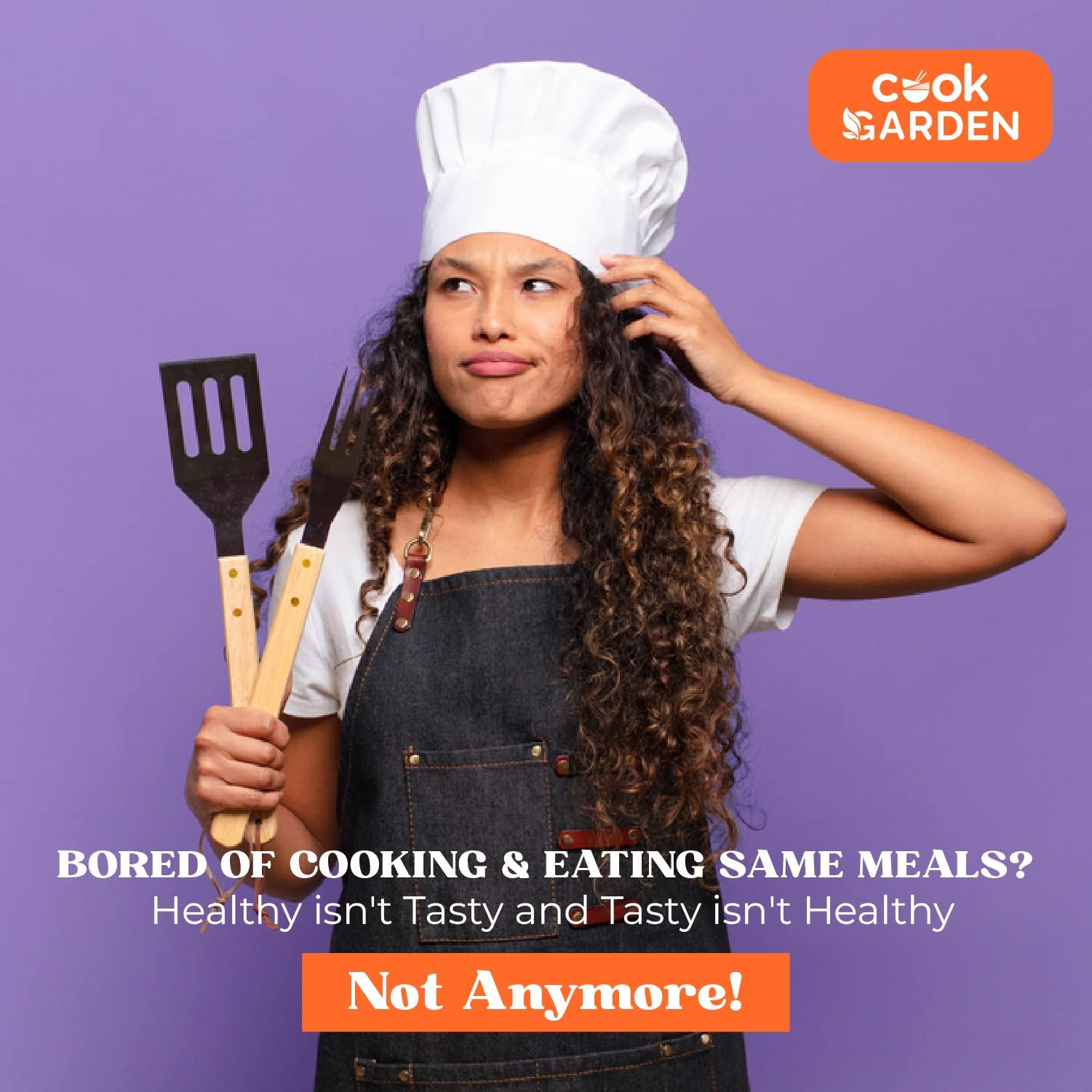 CookGarden CookGarden Multi Veggie Pasta 300g, Healthy Penne Pasta, Goodness of Spinach, Beetroot, Carrot, Rich in Calcium High Protein Pasta, No-Maida Pasta