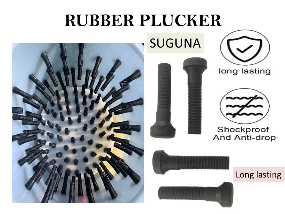 suguna suguna Chicken Rubber Plucker for Feather Cleaning(Pack of Black 50)