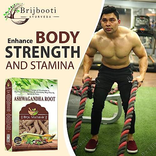 BIRJU MAHAVIR BIRJU MAHAVIR Ashwagandha Withania Somnifera Root, Natural, 200 g