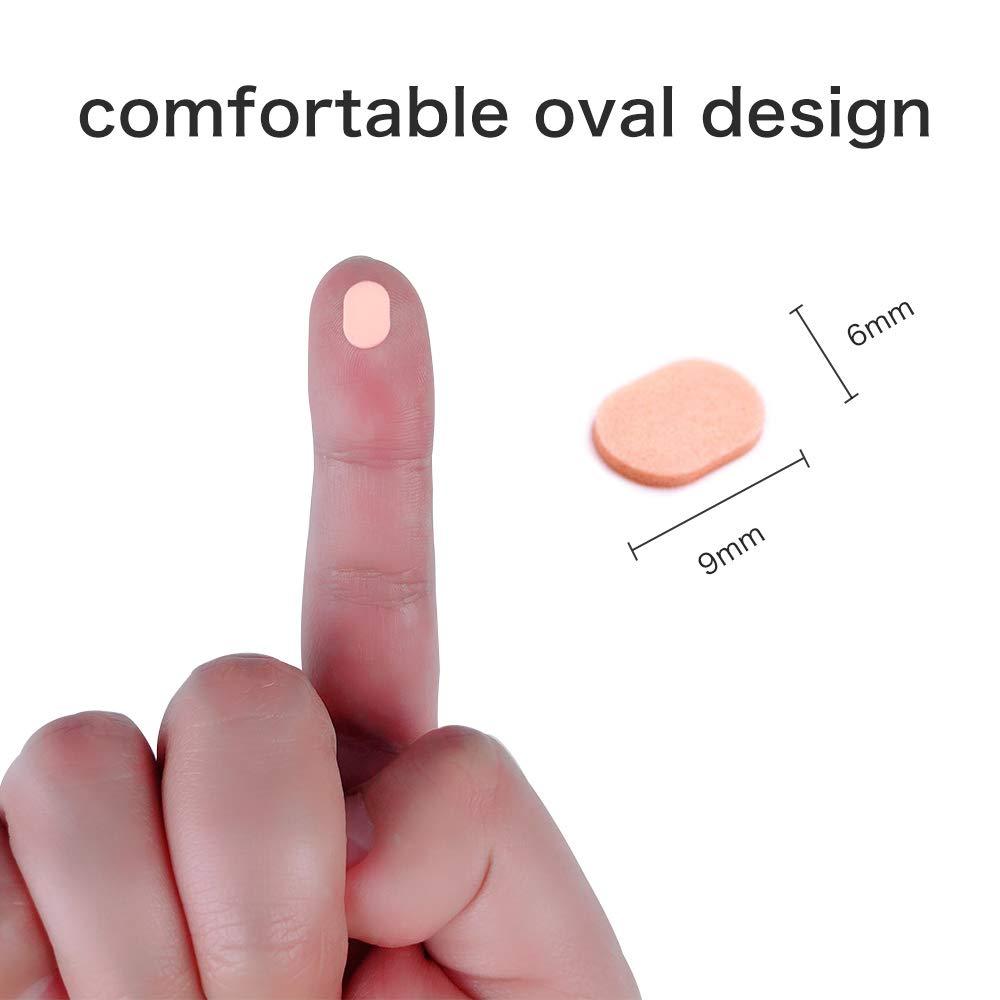 Festful Festful Eyeglass Nose Pads,20 Pairs of Soft Foam Nose Pads, Self-Adhesive Anti-Slip Soft Foam Glasses Nose Pads (Black/1.5mm)