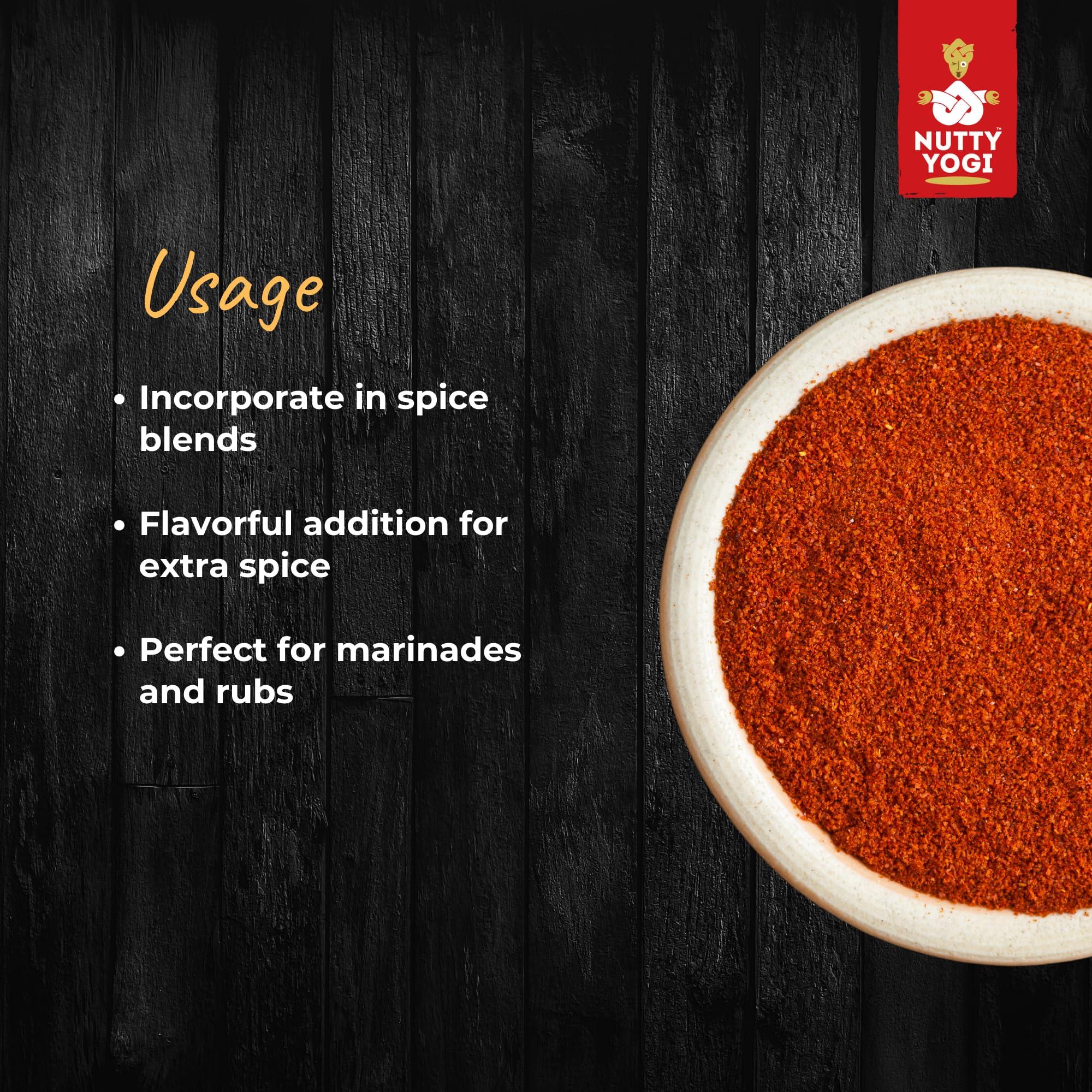 NUTTY YOGI NUTTY YOGI CAYENNE PEPPER | No Artificial Colors | No Preservatives|Perfect for Cooking|Maintain a healthy weight| 50gm