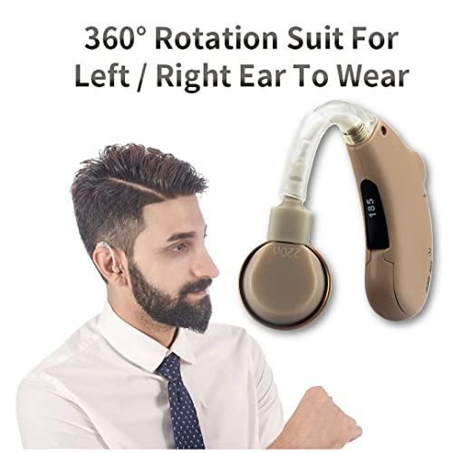 Enlinea Enlinea ENL-185 Behind-The-Ear (Bte) Hearing Aid Machine For Ear Old Age | Suitable For Mild To Moderate Hearing Loss (Pack of 1)