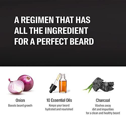 Bombay Shaving Company Bombay Shaving Company 6-in-1 Beard Grooming Kit for Men & Bombay Shaving Company Beard Growth Kit (Set of 3)