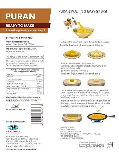 Ruchir Foods Ruchir Foods Puran - 300 Grams - Ready to Make
